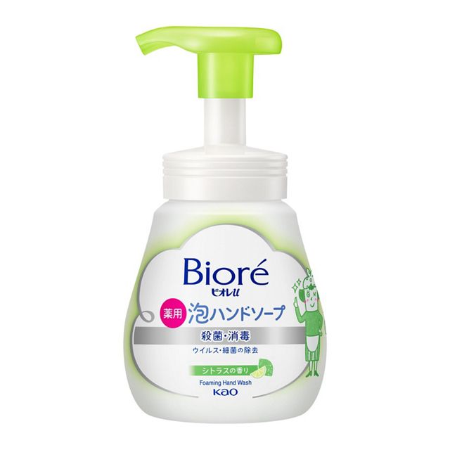 Мыло-пенка для рук KAO Biore U Foaming Hand Soap с антибактериальным эффектом, 240 мл