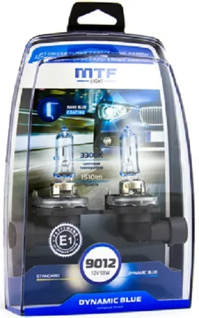 

Галогеновые лампы MTF light Dynamic Blue 3300K HIR2(9012)