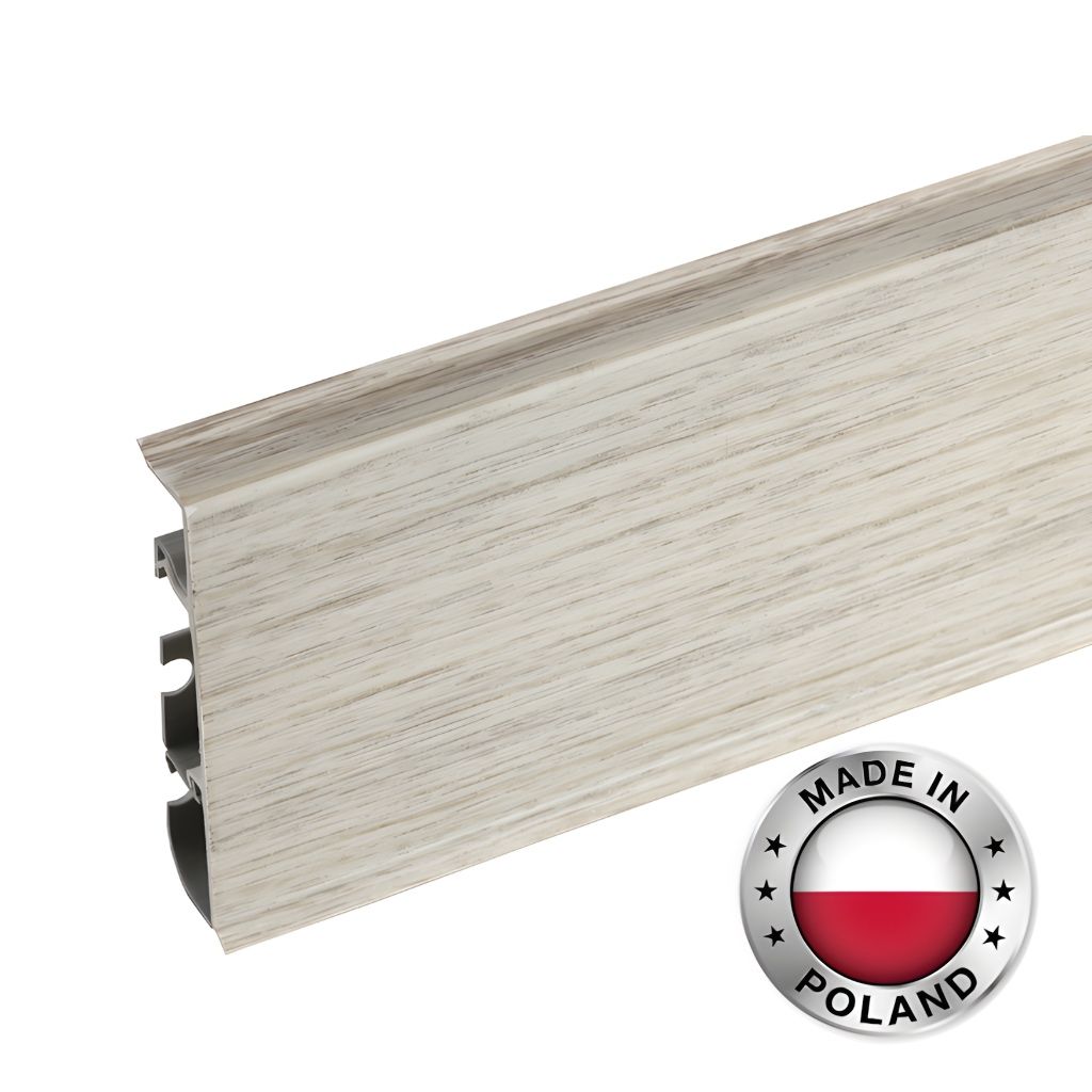 

Плинтус Cezar Hi-Line 328 белый 22x75 мм (2500 мм) из сосны северной X2