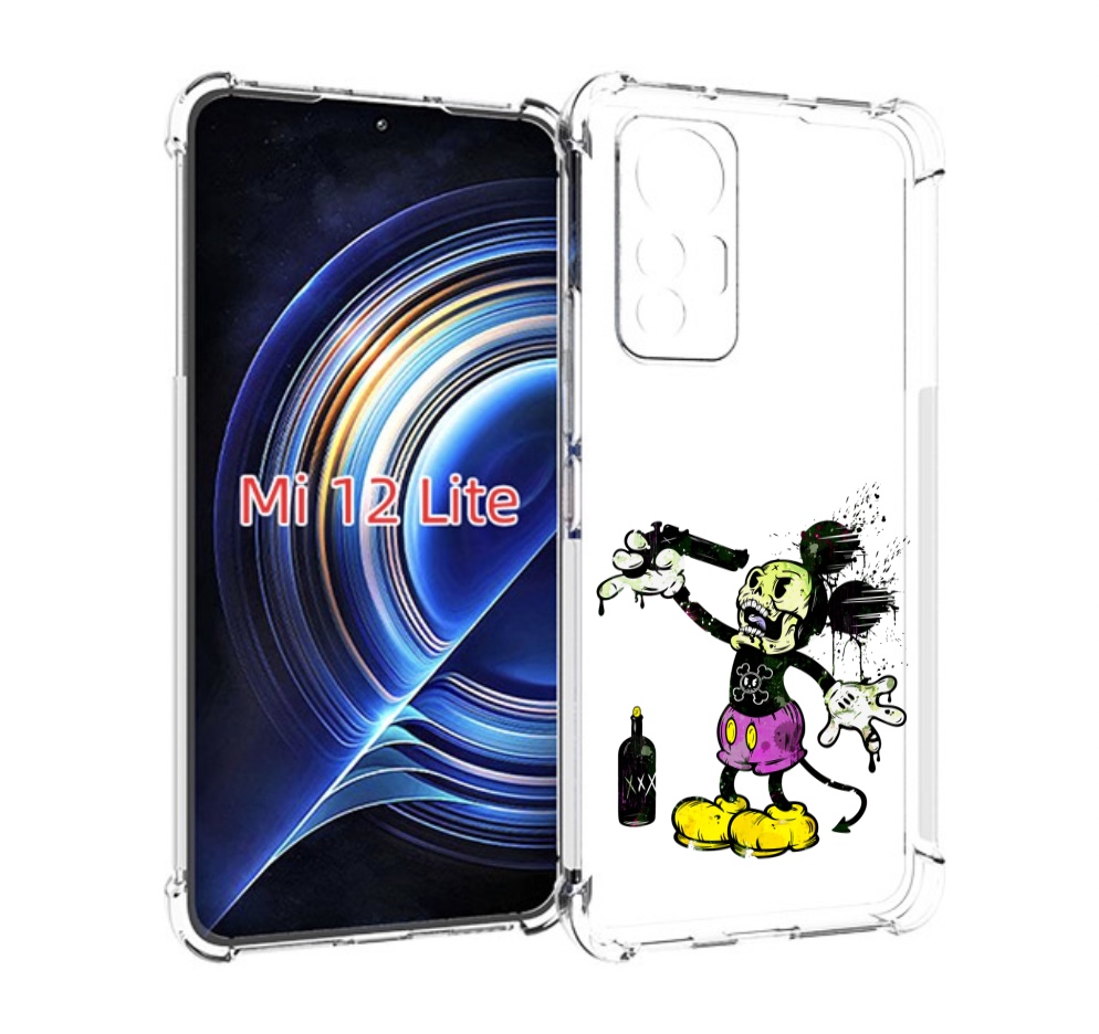 

Чехол MyPads Драг Микки для Xiaomi 12 Lite, Прозрачный, Tocco