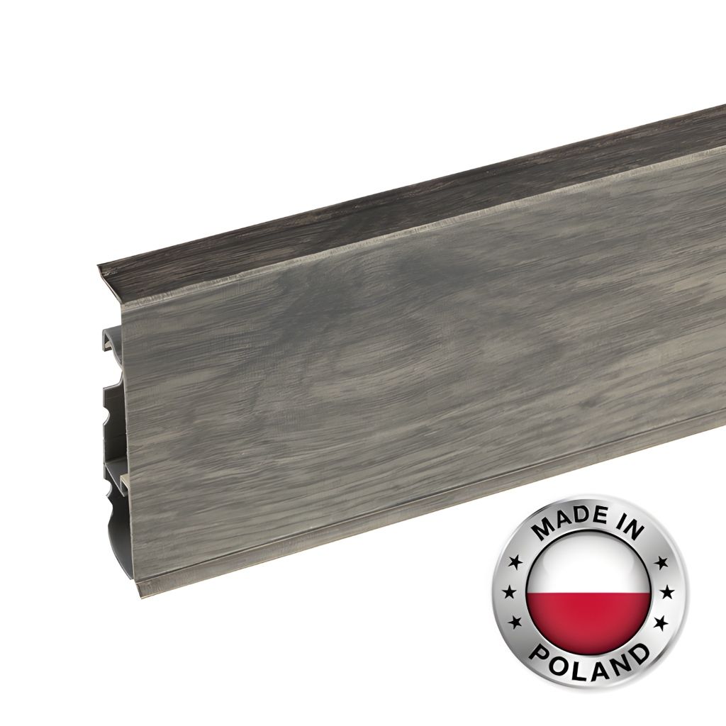 

Плинтус Cezar Hi-Line 334 Дуб Oliver серый 2500x22x75 мм X2