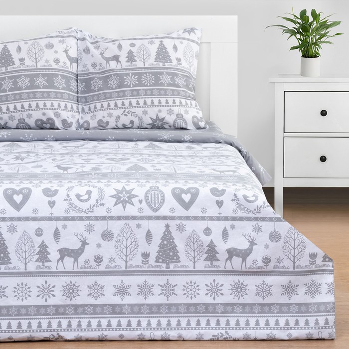 

Постельное белье "Этель" 2 сп Скандинавский 175x215 см, 200x220 см, 70x70 см - 2 шт