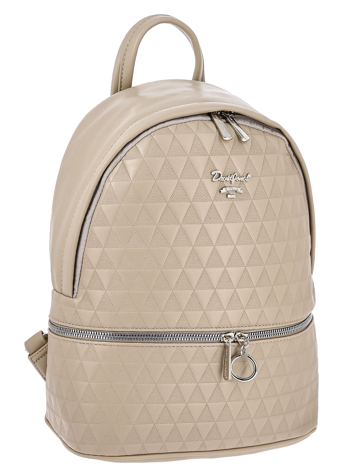 

Рюкзак женский David Jones 69422DD бежевый, 31х30х14 см, 69422DD