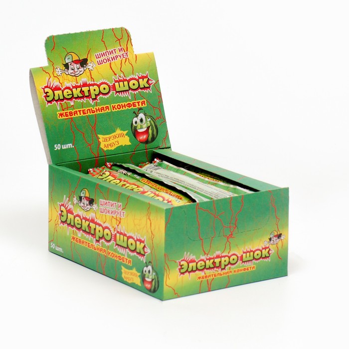 

Конфета жевательная "Электрошок. Дерзкий арбуз", 20 г