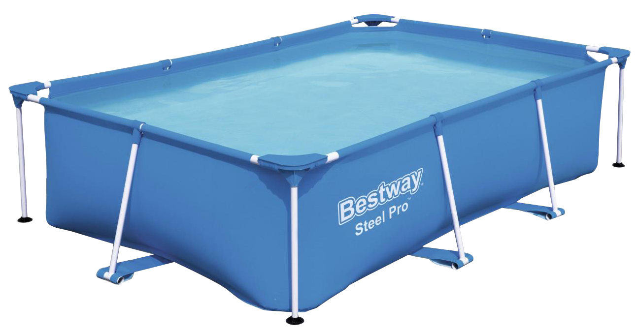 фото Каркасный бассейн bestway rectangular steel pro 56403 259x170x61 см