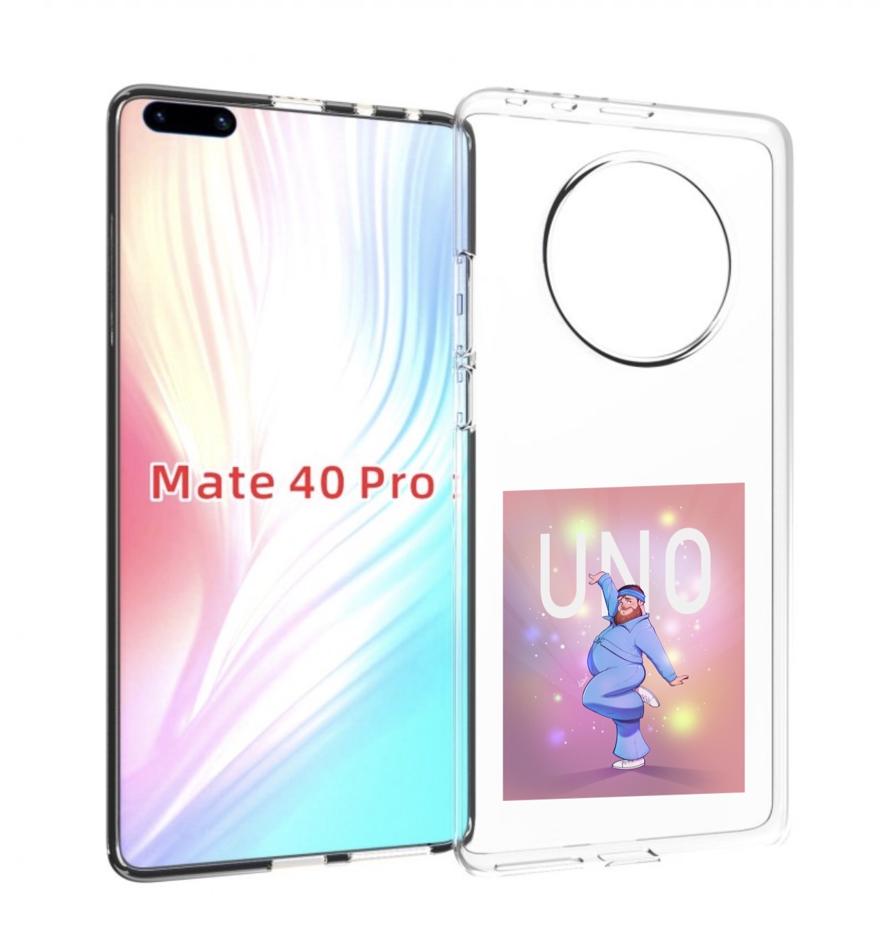 

Чехол MyPads UNO-танцор для Huawei Mate 40 Pro (NOH-NX9), Прозрачный, Tocco