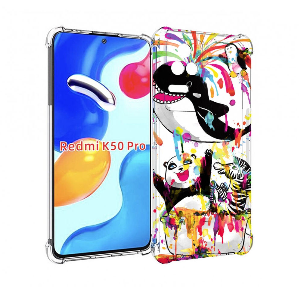 

Чехол MyPads Хиппи кит для Xiaomi Redmi K50 / K50 Pro, Прозрачный, Tocco