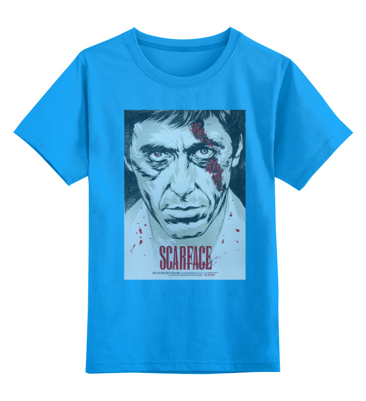 

Детская футболка классическая Printio Al pacino, р. 152, Голубой, 0000000691505