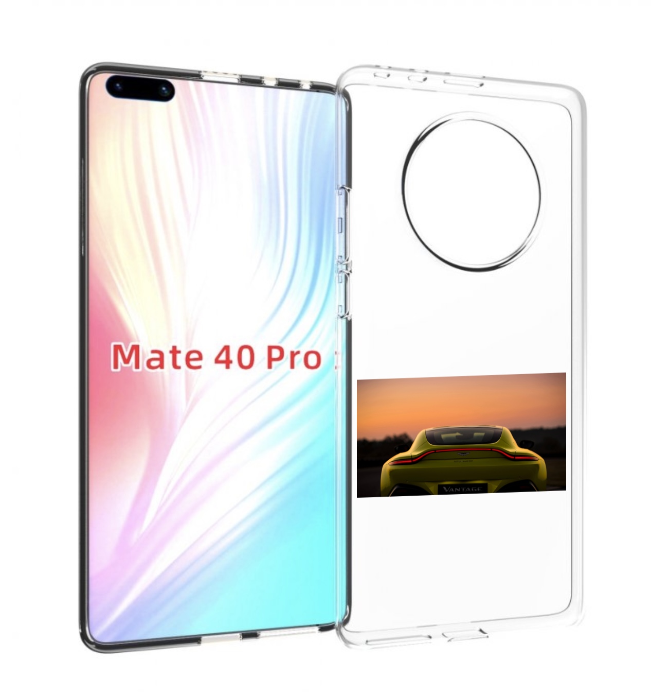 

Чехол Mypads Aston Martin Для Huawei Mate 40 Pro (Noh-Nx9), Прозрачный, Tocco