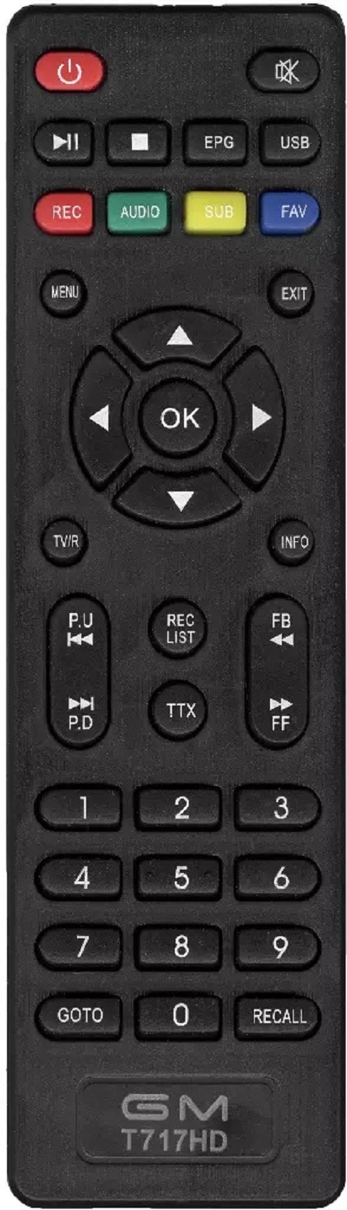 

Пульт ду Gold Master T717HD черный, T717HD