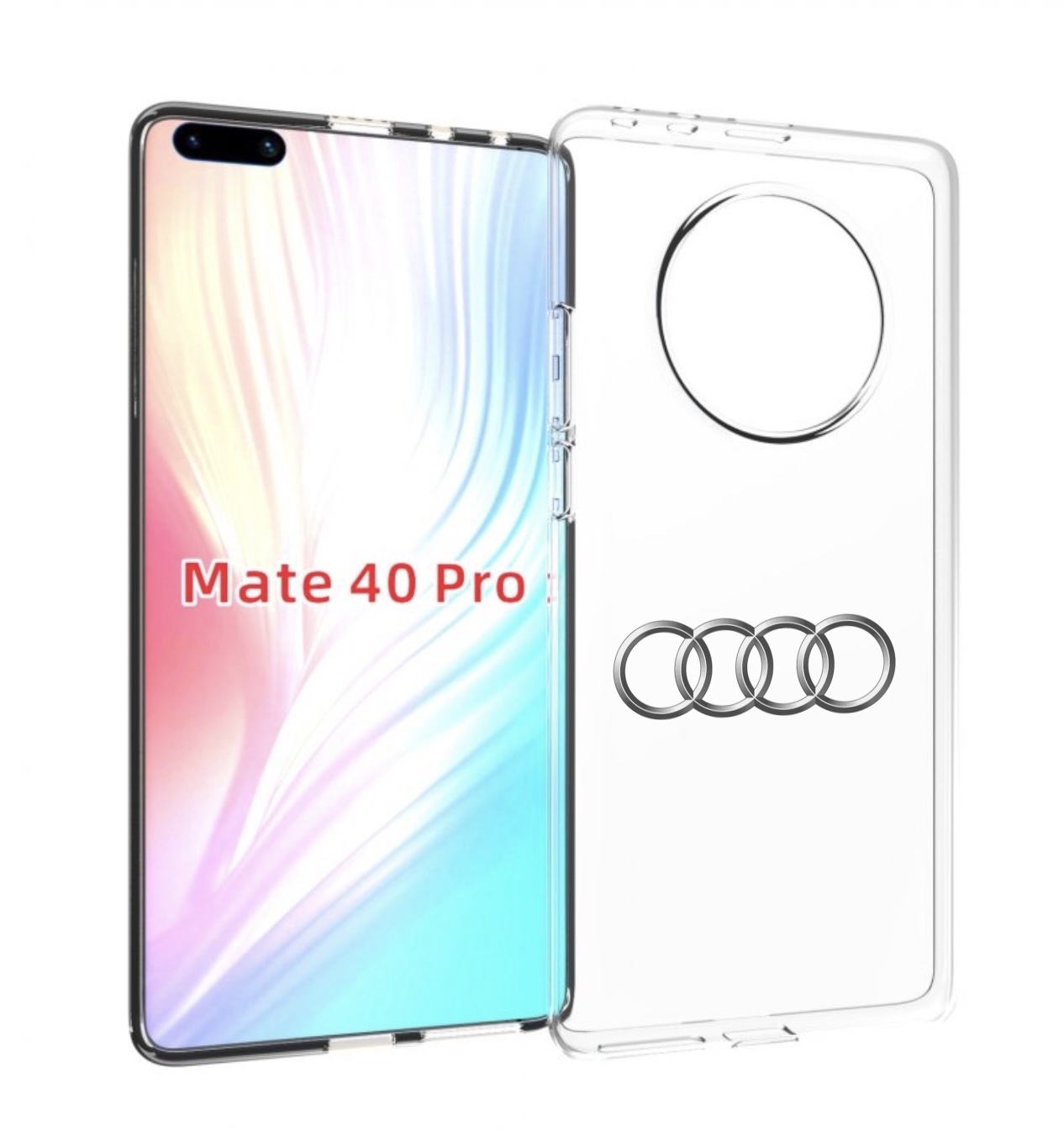 

Чехол Mypads Audi 7 Мужской Для Huawei Mate 40 Pro (Noh-Nx9), Прозрачный, Tocco