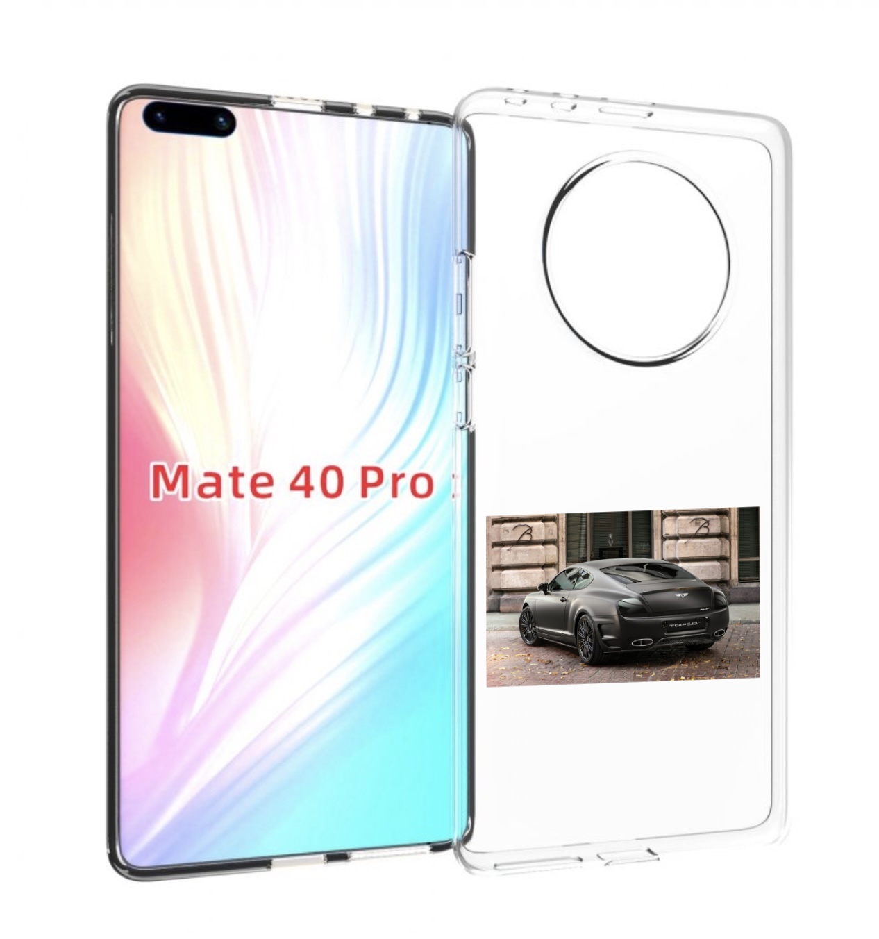 

Чехол Mypads Bentley 1 Мужской Для Huawei Mate 40 Pro (Noh-Nx9), Прозрачный, Tocco