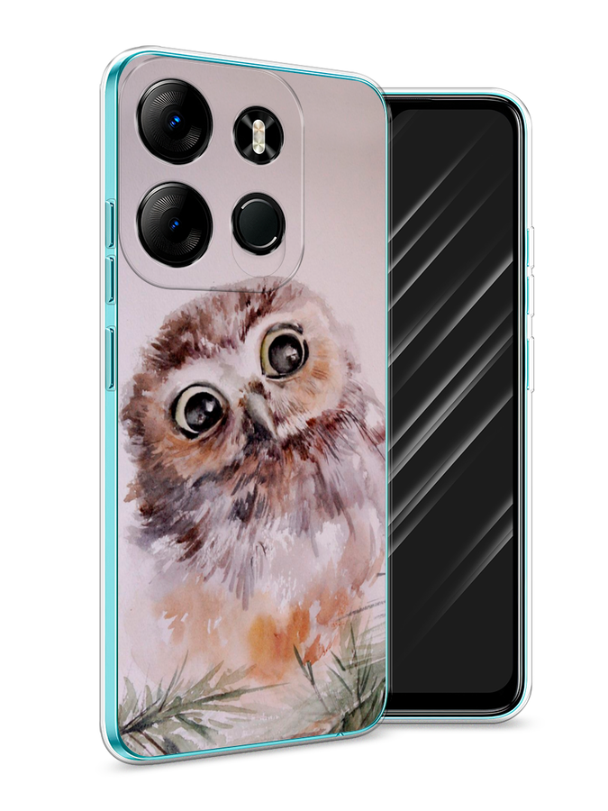 

Чехол Awog на Tecno Phantom X2/X2 Pro "Сова на розовом", Розовый;коричневый, 303250-1