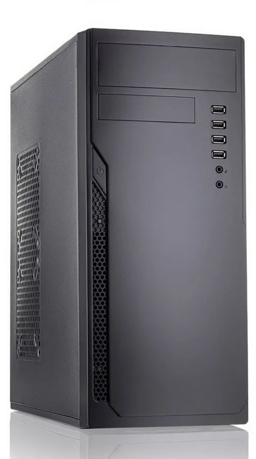 

Корпус компьютерный Foxline FL-301 (FL-301-FZ450R) Black, FL-301