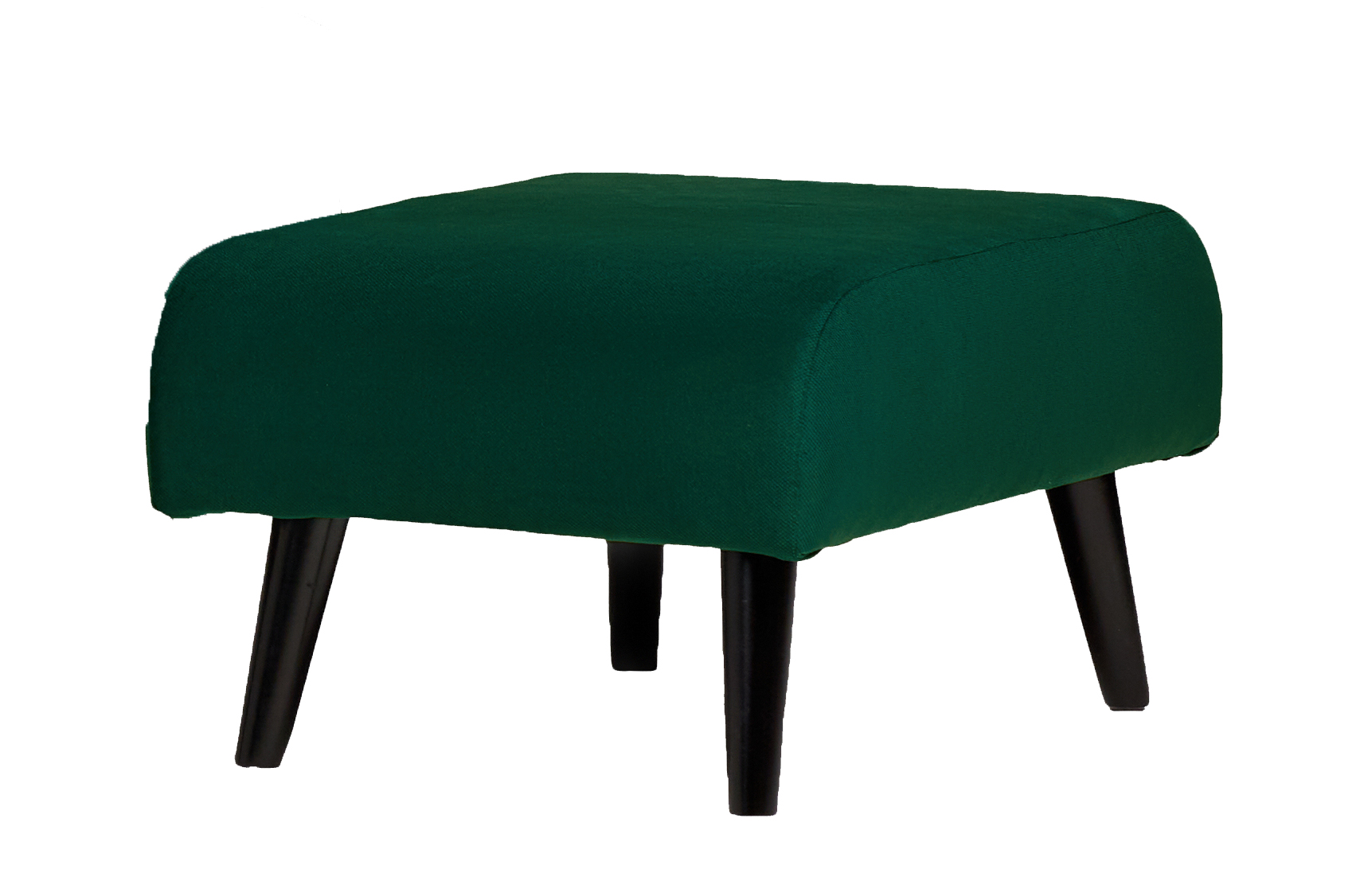 Пуфик в прихожую и спальню на ножках пуф Оскар велюр Max Dark Green 60x40x31 см 8190₽