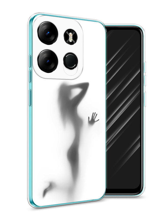 

Чехол Awog на Tecno Phantom X2/X2 Pro "Стекло в душе", Белый;серый;черный, 303250-7