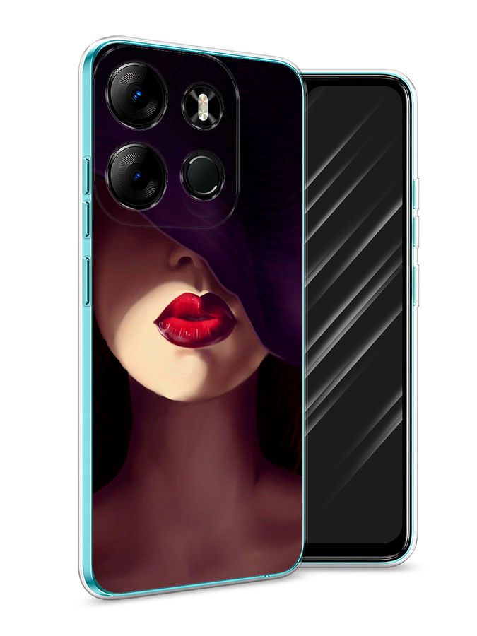 

Чехол Awog на Tecno Phantom X2/X2 Pro "Красные губы", Черный;бежевый;красный, 303250-7