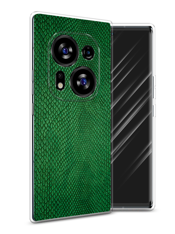 

Чехол Awog на Tecno Phantom X2/X2 Pro "Изумрудная змея", Черный;зеленый;коричневый, 303250-3