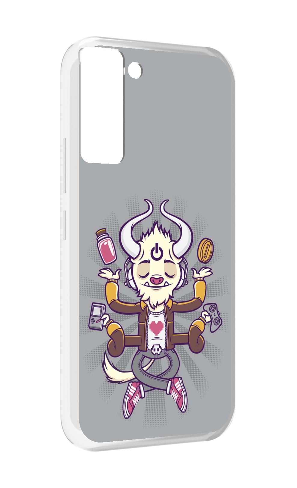 

Чехол MyPads рогатый любитель поиграть для Tecno Pop 5 LTE / Pop 5 Pro, Прозрачный, Tocco