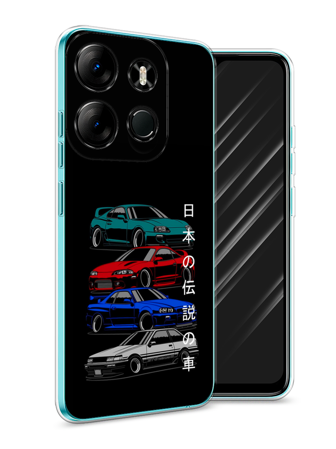 

Чехол Awog на Tecno Phantom X2/X2 Pro "JDM Legend cars", Зеленый;красный;синий, 303250-5