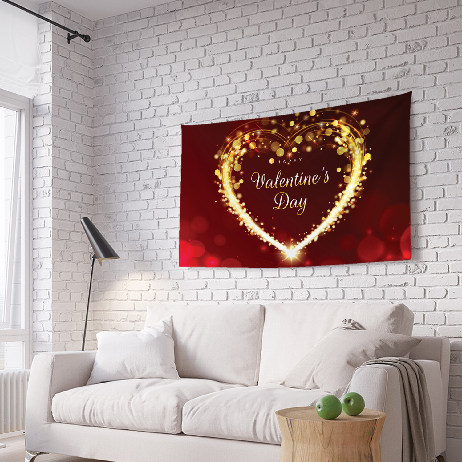 

Горизонтальное фотопанно на стену JoyArty Сияние сердца, из ткани, 150х200 см, Сияние сердца