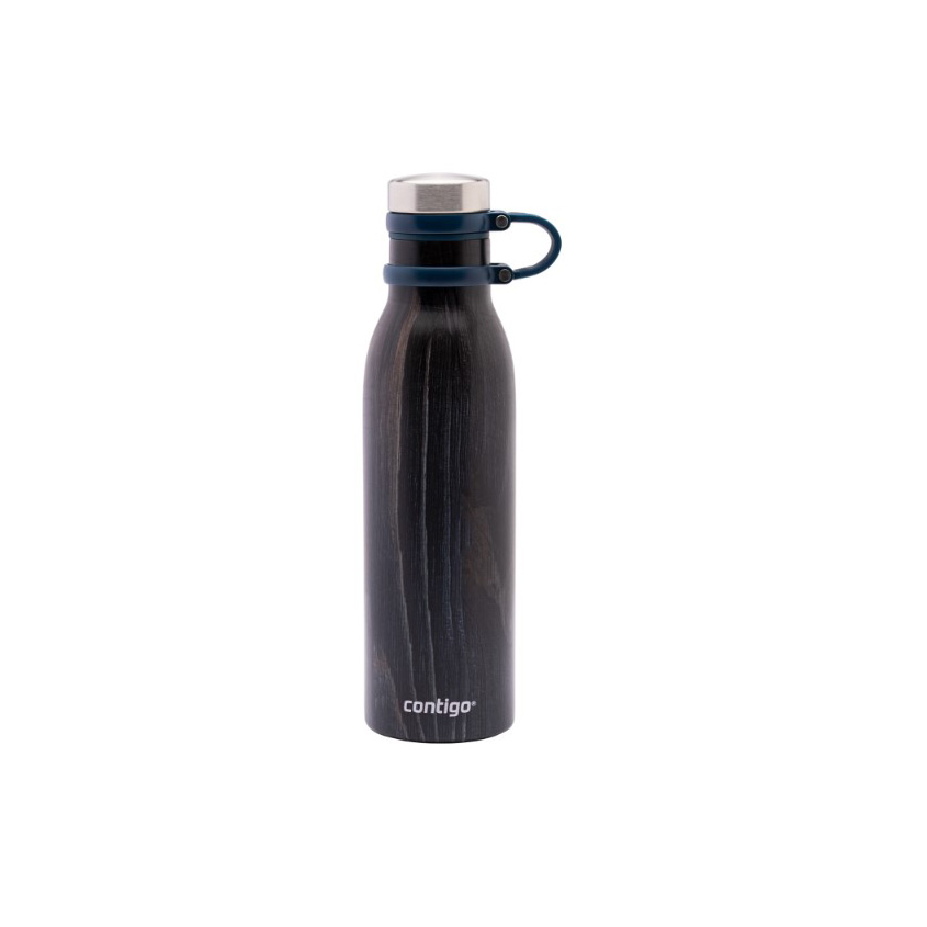 Термос-бутылка Contigo Matterhorn Couture, 0.59л, черный/синий (2104550) 100035160437 черный; синий