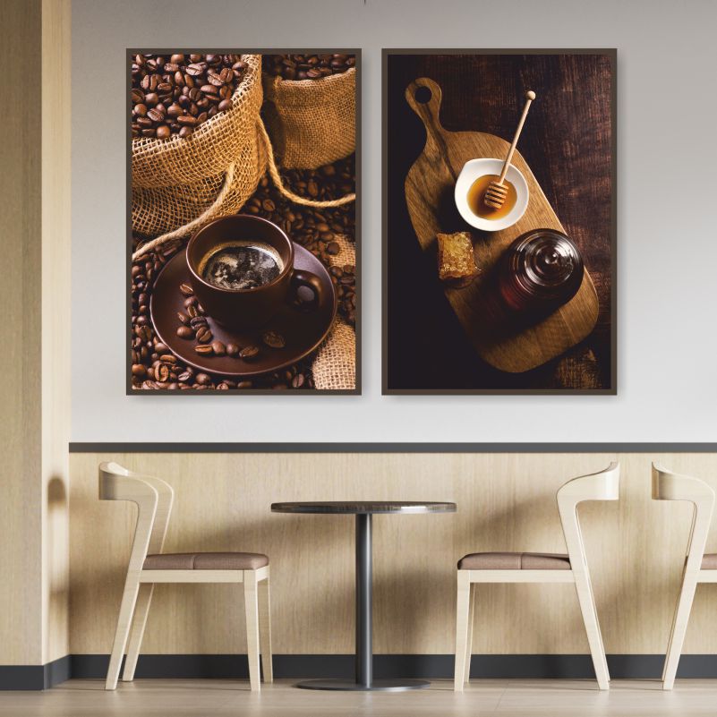 

Набор постеров ПолиЦентр из 2 шт на стену Время Пить Кофе 30х40 см, Наборх2ВремяПитьКофеТип18