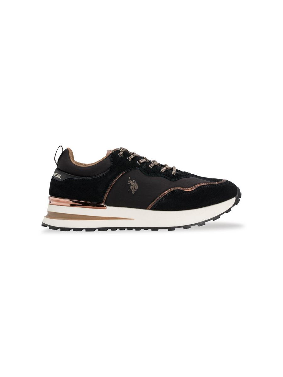 

Кроссовки женские U.S. POLO Assn. 1421480 черные 38 EU, Черный, 001421480