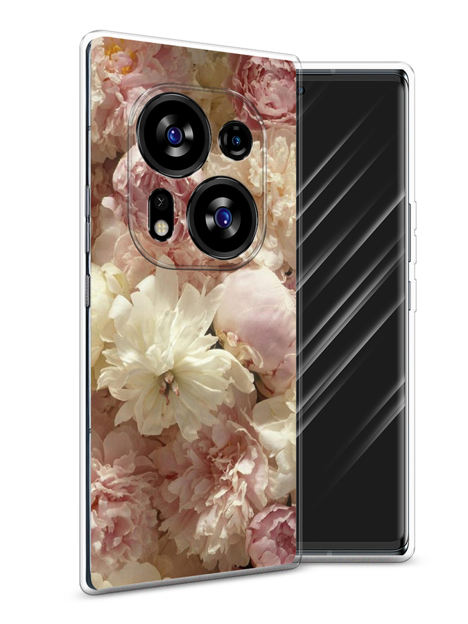 

Чехол Awog на Tecno Phantom X2/X2 Pro "Пионы светлые", Бежевый;коричневый, 303250-8