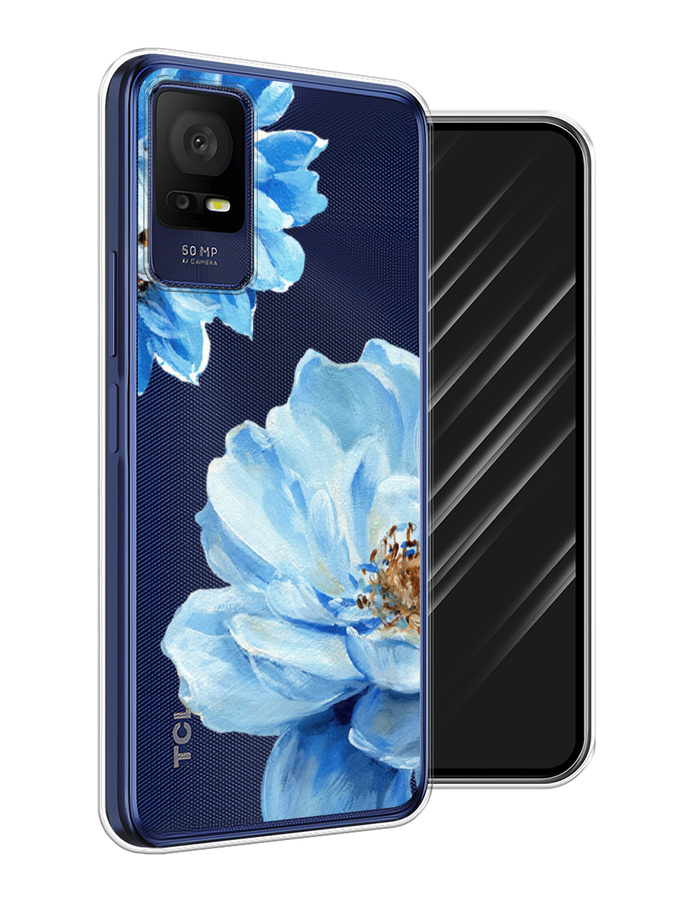 

Чехол Awog на TCL 408 "Голубые клематисы", Голубой, 291350-8