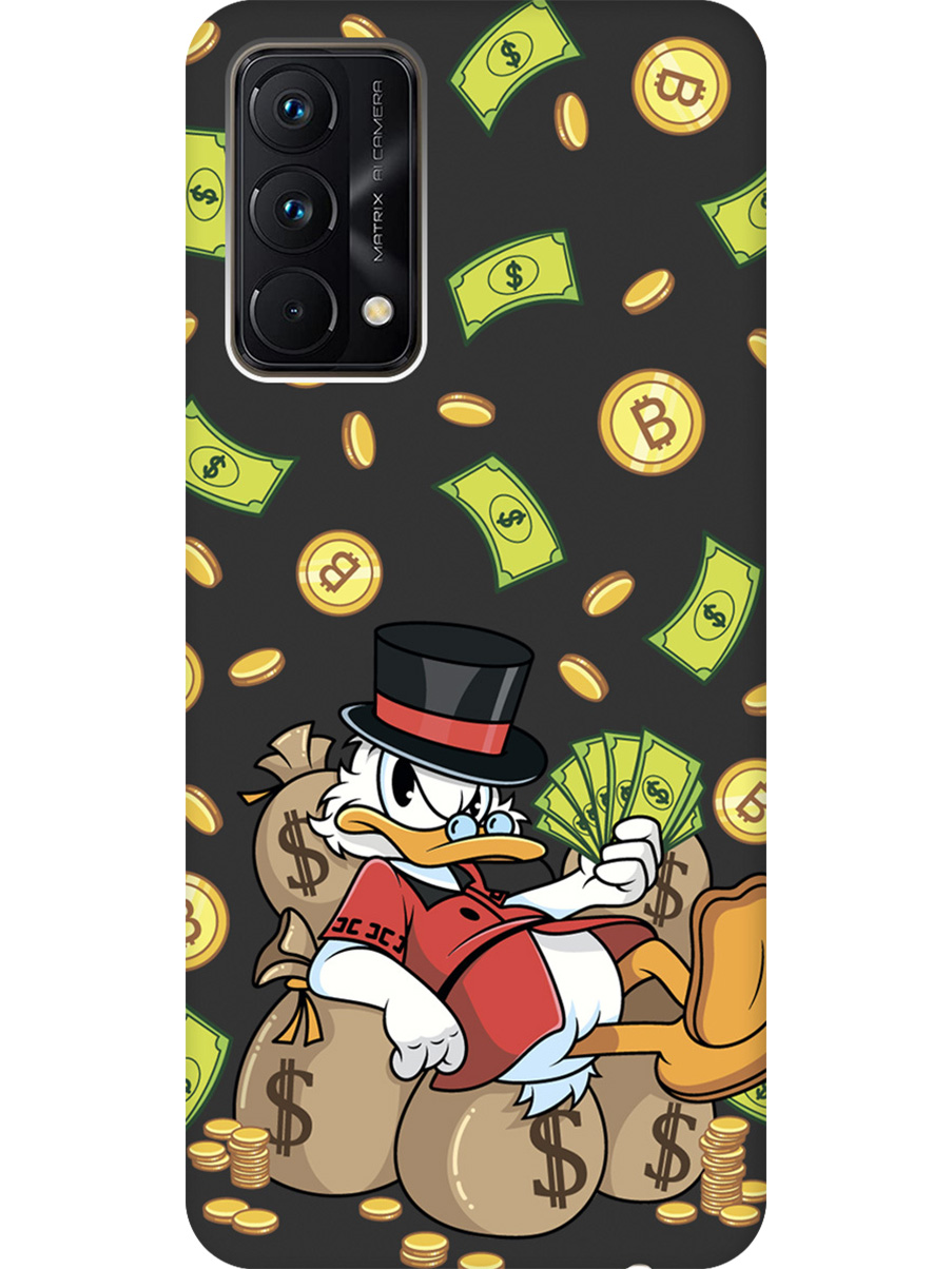 

Силиконовый чехол на Realme GT Master Edition с принтом "Богатый Скрудж" матовый черный, Черный;прозрачный;белый;зеленый, 740190271