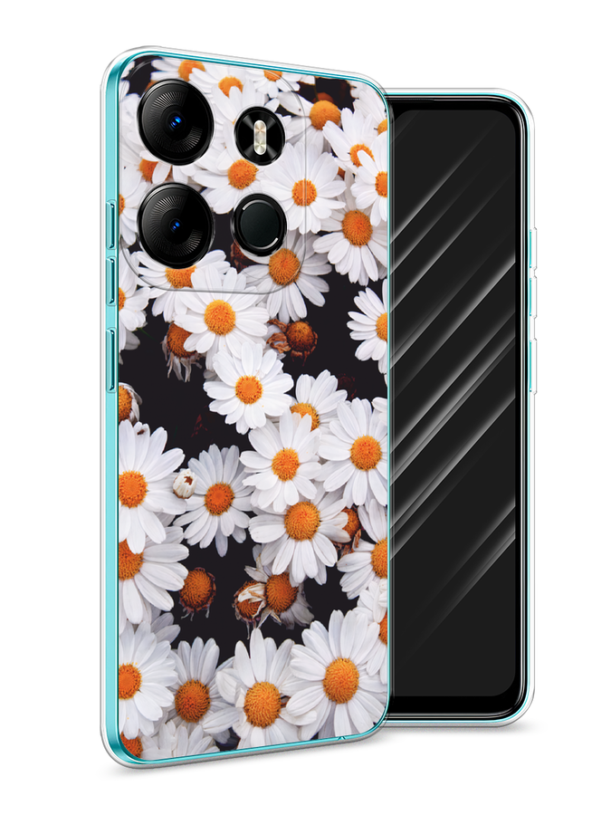 

Чехол Awog на Tecno Phantom X2/X2 Pro "Ромашковое поле", Белый, 303250-4