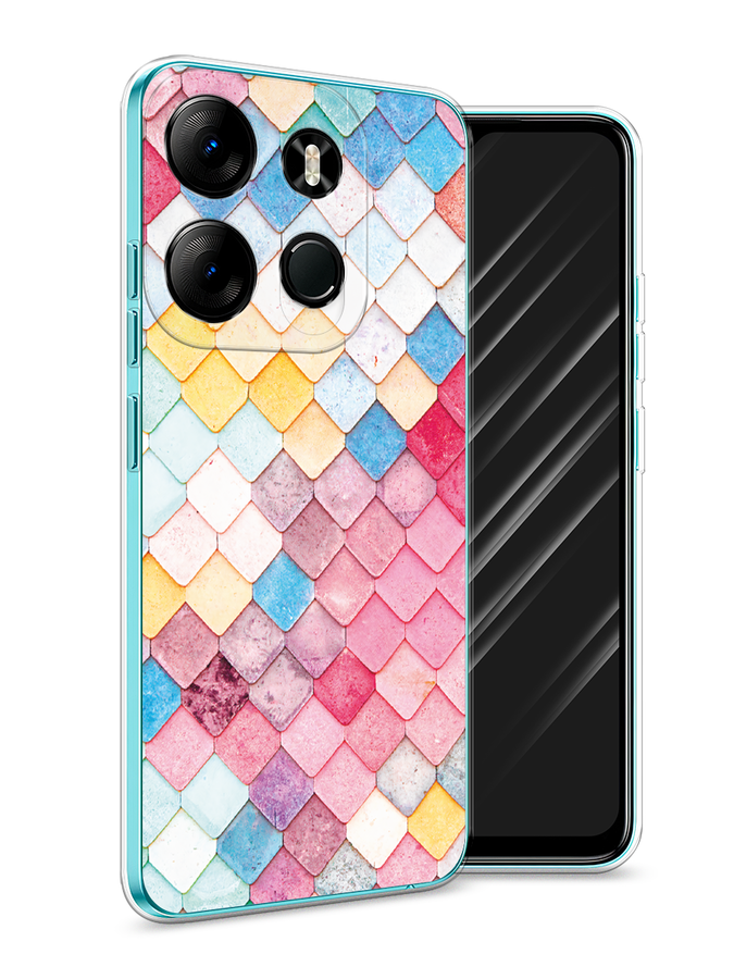 

Чехол Awog на Tecno Phantom X2/X2 Pro "Нежные ромбики", Красный, 303250-4