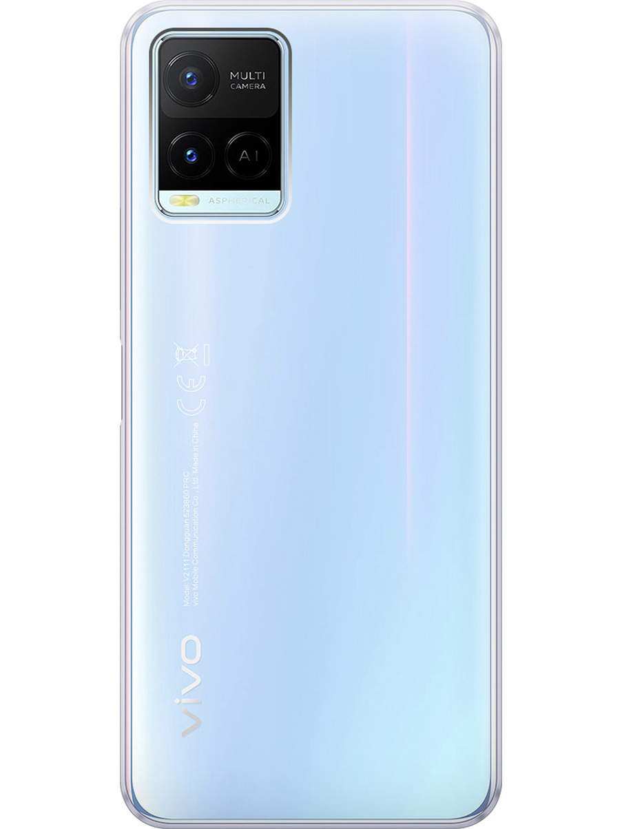 

Силиконовый чехол на Vivo Y21/Y21s/Y33s прозрачный, 743438231