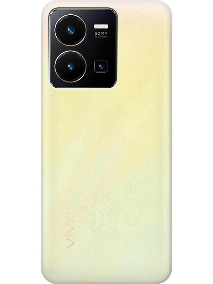 

Силиконовый чехол на Vivo Y35 прозрачный, 743695031