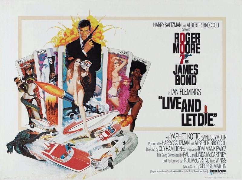 

Постер к фильму "Джеймс Бонд 08 - Живи и дай умереть" (Live and Let Die) 50x70 см