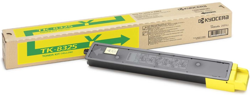 

Картридж для МФУ Kyocera TK-8325Y (1T02NPANL0) желтый, оригинальный, TK-8325Y