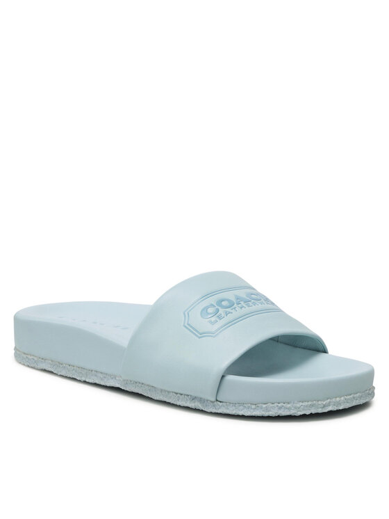 

Шлепанцы Alexis Leather Sandal C8977 Coach синий 41 EU, Alexis Leather Sandal C8977