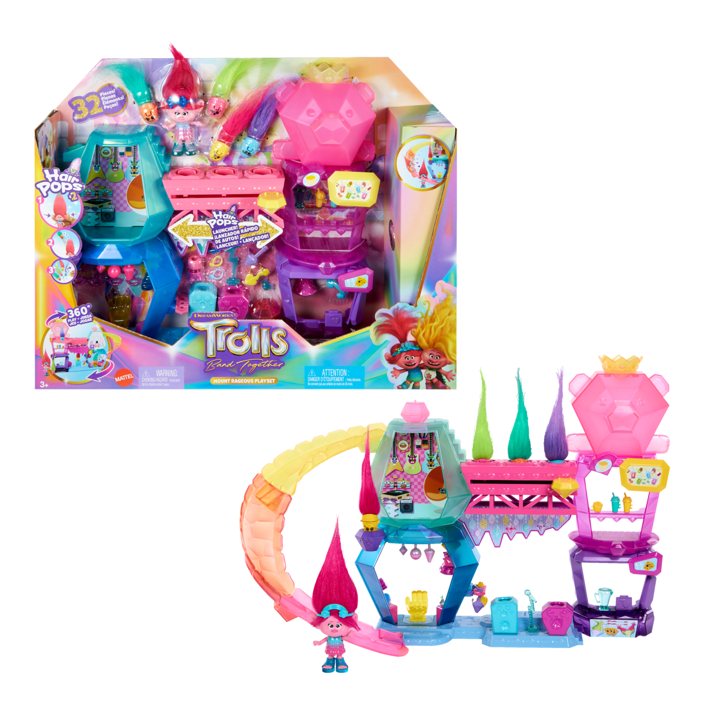 Игровой набор для развлекательного центра Mattel TROLLS HNF24