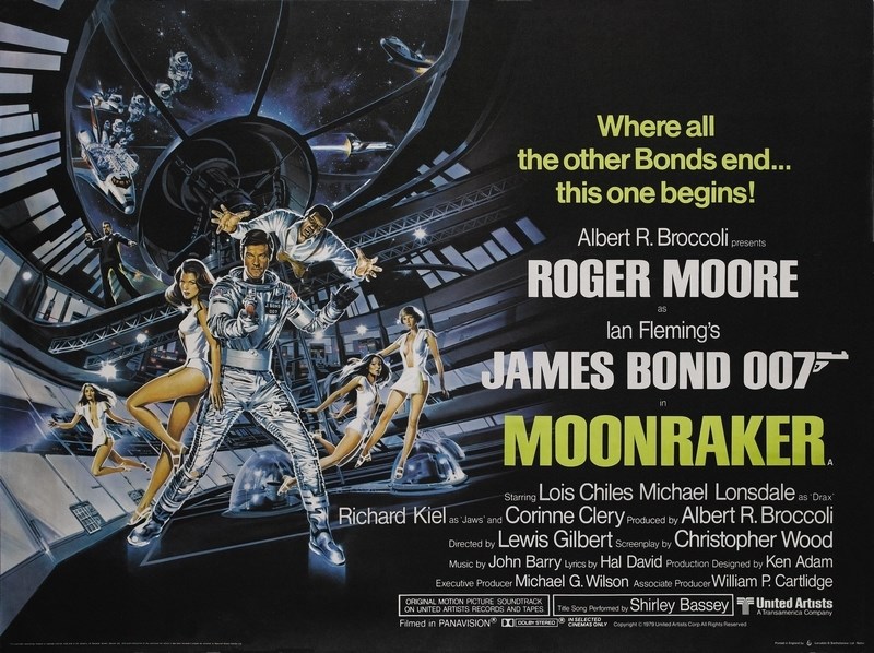 

Постер к фильму "Джеймс Бонд 11 - Лунный гонщик" (Moonraker) 50x70 см