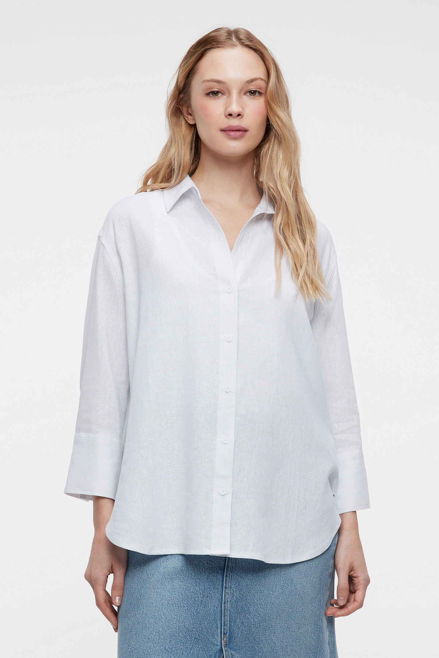 Рубашка женская Befree 2321145305 белая XL