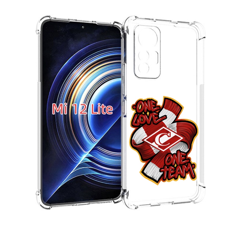 

Чехол MyPads Одна любовь-Спартак для Xiaomi 12 Lite, Прозрачный, Tocco