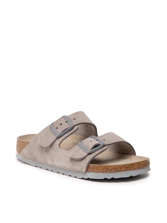 фото Шлепанцы arizona 1020557 birkenstock серый 40 eu