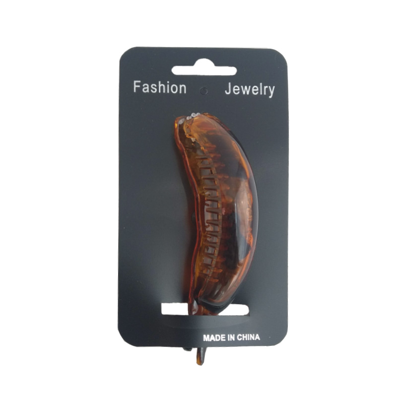 

Заколка для волос Accessories Банан леопардовый 2х10 см 1 шт
