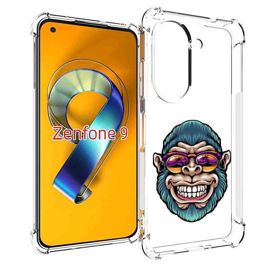 

Чехол MyPads обезьяна улыбается для Asus Zenfone 9 (AI2202), Прозрачный, Tocco