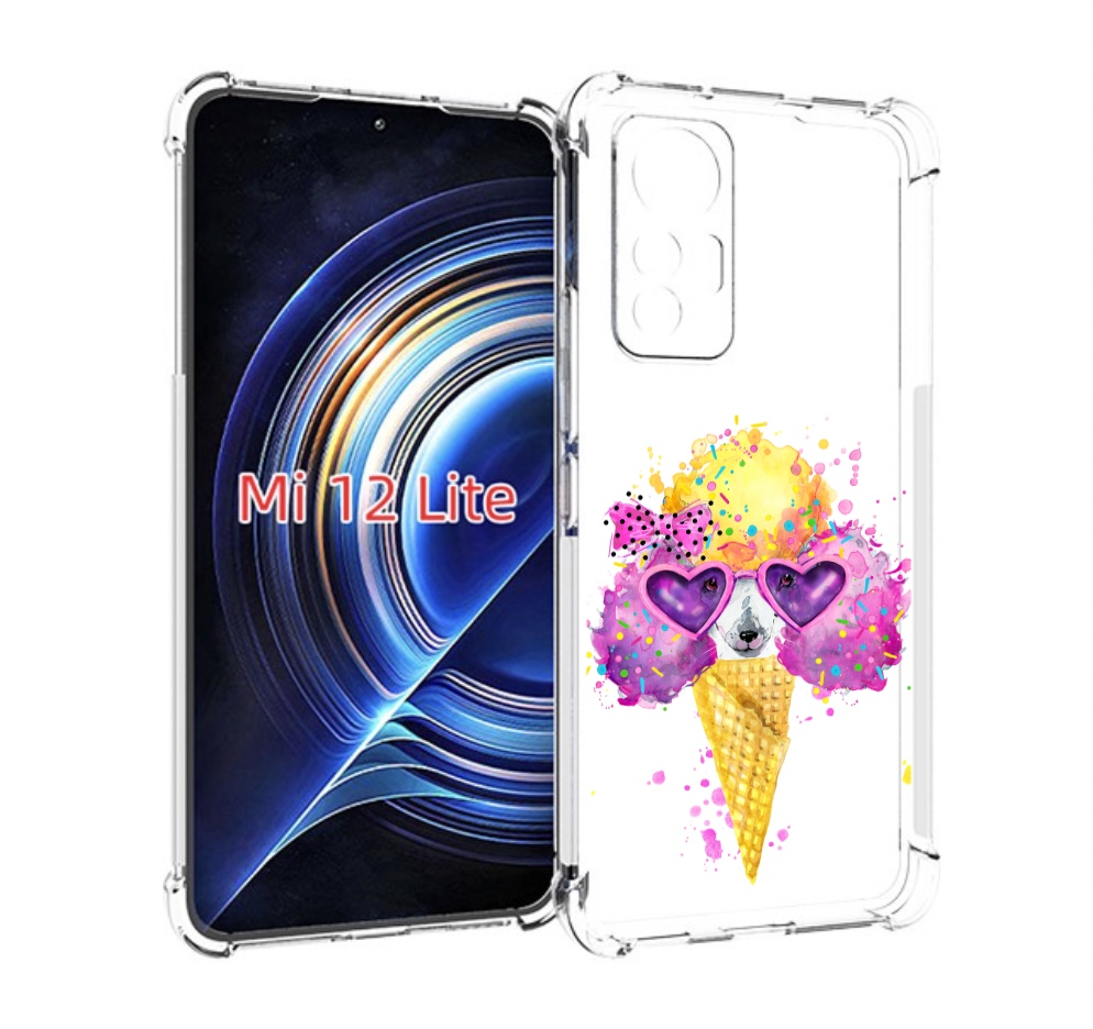 

Чехол MyPads Рожок для Xiaomi 12 Lite, Прозрачный, Tocco