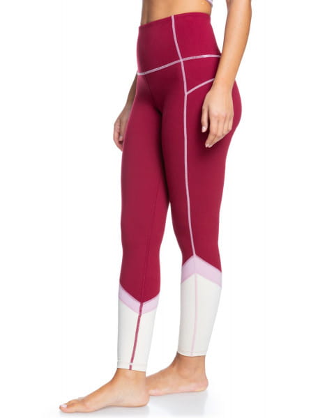 

Леггинсы женские Roxy ERJNP03398 бордовые XS, ERJNP03398