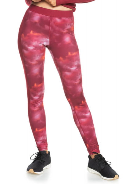 

Леггинсы женские Roxy ERJNP03399 бордовые XS, ERJNP03399