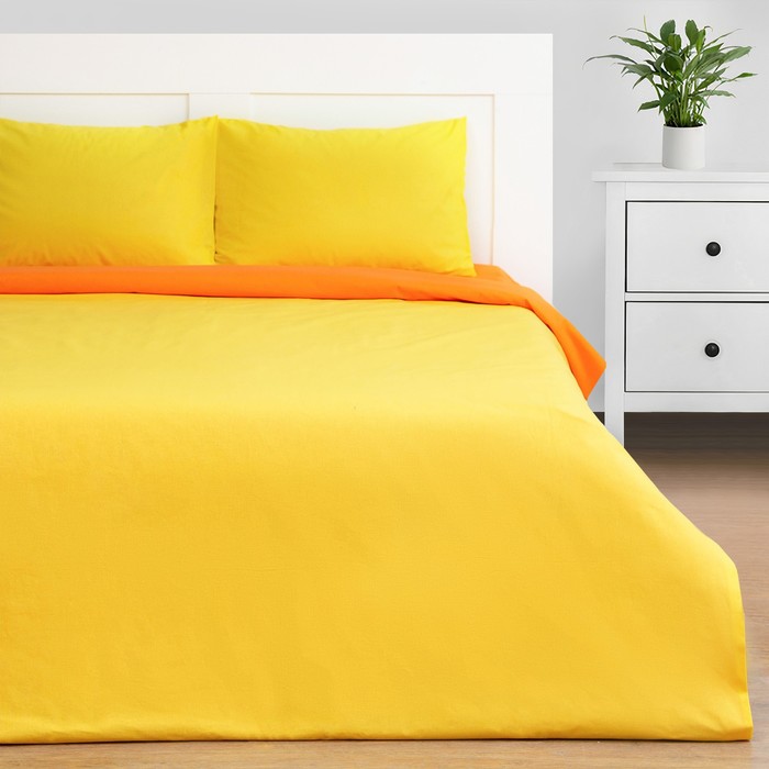 

Постельное белье Этель 1,5 сп Yellow morning 143*215, 150*214, 50*70-2 шт, поплин