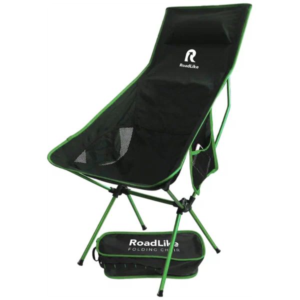 Кресло складное RoadLike, Moon Plus, Зеленый, 45х47х104 см